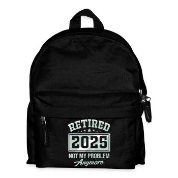Retirement 2025 Pensioner Pension Pensioner - Kids' Backpack - black - Front