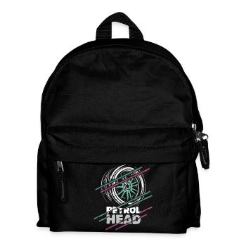 Petrolhead – Motorsport & Tuning Rim Design - Kids' Backpack - black - Front