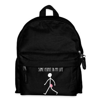 Einige Leute in meinem Leben - lustig - Kinder Rucksack - Schwarz - Vorne
