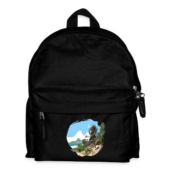 The Indian on the Beach - Kids' Backpack - black - Front