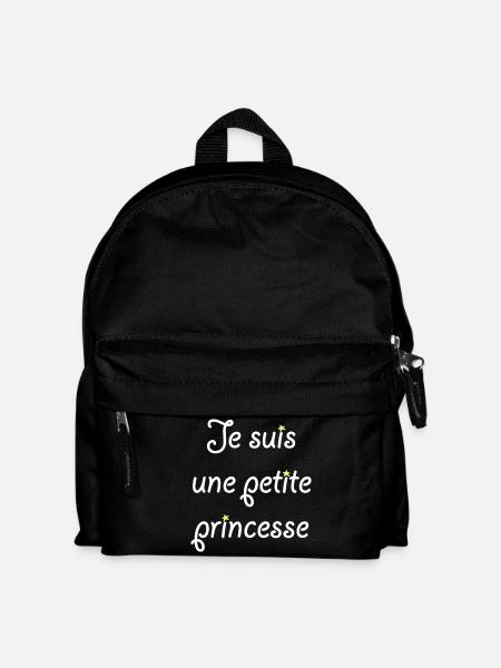 Je suis une petite princesse - Sac à dos Enfant - noir