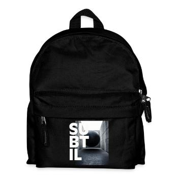 Apesanteur subtil noir et blanc création graphique - Sac à dos Enfant - noir - Devant