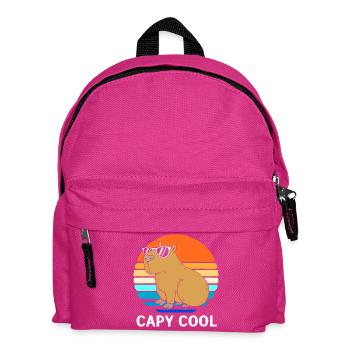 Capibara Capybara - Sac à dos Enfant - fuchsia - Devant
