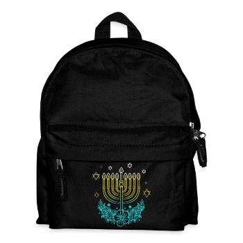 Chanukkah Hanukkah Hanukah Menorah - Kids' Backpack - black - Front