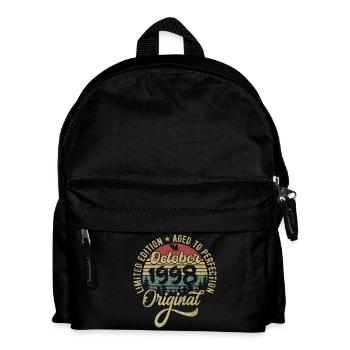 Octobre 1998 Anniversaire Octobre 1998 Octobre - Sac à dos Enfant - noir - Devant
