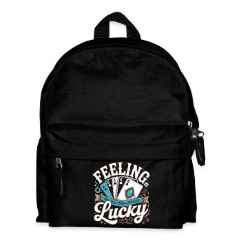Jeux de hasard au poker - Lucky Day Poker - Sac à dos Enfant - noir - Devant