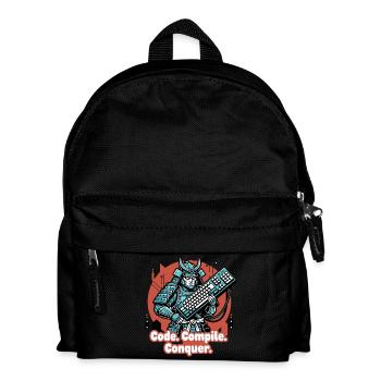 Code Battle Samurai avec clavier - Sac à dos Enfant - noir - Devant