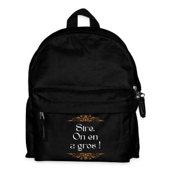 Medieval Humor Noble Style - Kids' Backpack - black - Front