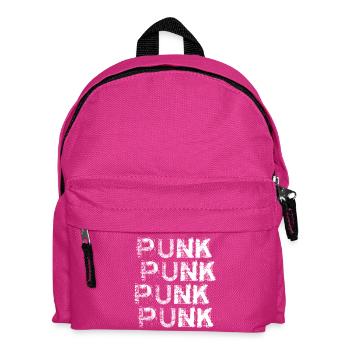 Logo répété du punk grunge - Sac à dos Enfant - fuchsia - Devant