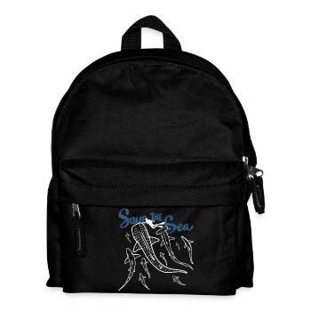 Sauve la Ligne de Vie de l’océan Sauve la mer - Sac à dos Enfant - noir - Devant