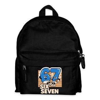 67 Six Seven meme Sauna Spa - Italian Lust - Kids' Backpack - black - Front