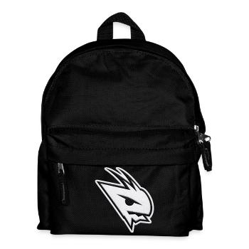 logo_bordado - Kinder Rucksack - Schwarz - Vorne