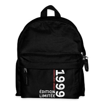Typografischer Stil von 1999 - Kinder Rucksack - Schwarz - Vorne