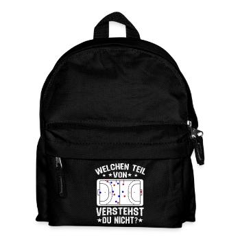 welchen teil von verstehst du nicht Handball  - Kinder Rucksack - Schwarz - Vorne