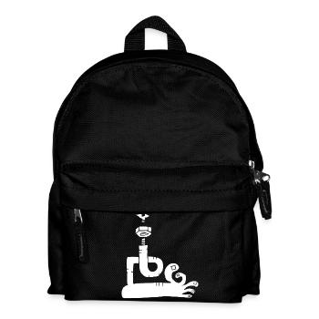 foot! - Kids' Backpack - black - Front