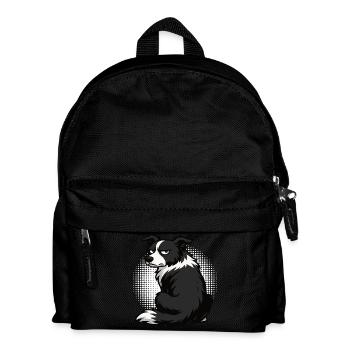 Border Collie Collie Owner Collie Lover - Kids' Backpack - black - Front