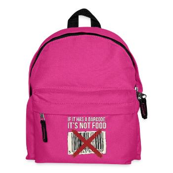 Prenez de la vraie nourriture - Sac à dos Enfant - fuchsia - Devant