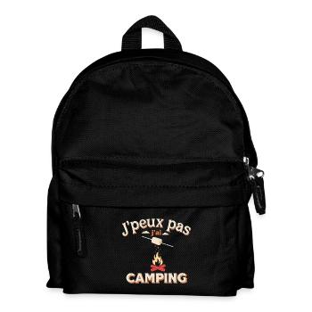 J'peux pas j'ai camping - Sac à dos Enfant - noir - Devant