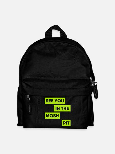 See You In The Mosh Pit - Kids' Backpack - black