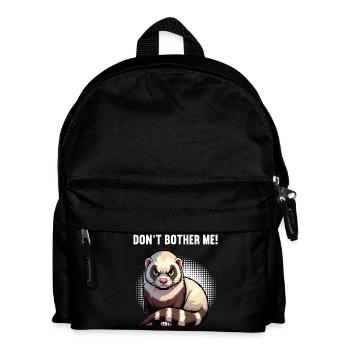 Ne me dérange pas, Furet Propriétaire de furet - Sac à dos Enfant - noir - Devant