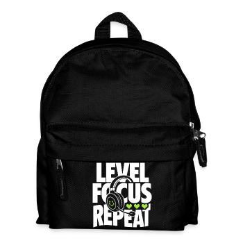 Level Focus Repeat Gaming Headset - Kids' Backpack - black - Front