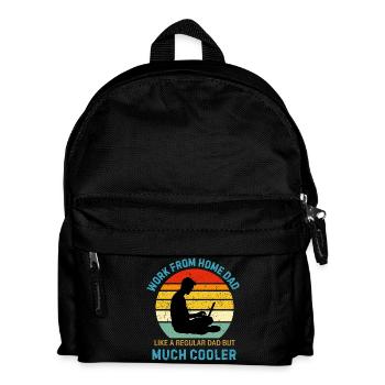 Funny Remote Worker Computer Work From Home Gift - Kids' Backpack - black - Front