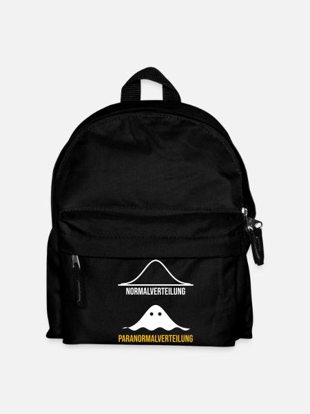 Paranormalverteilung Statistik - Kinder Rucksack - Schwarz