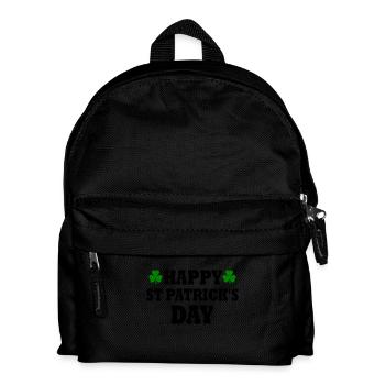 happy st patricks day - Kids' Backpack - black - Front