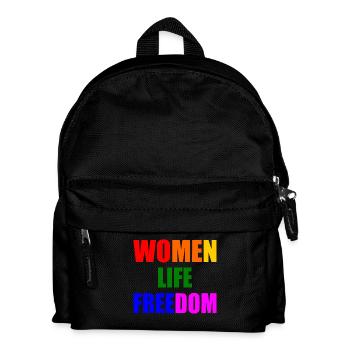 Women life freedom - Kinder Rucksack - Schwarz - Vorne