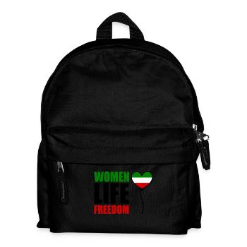 Women life freedom - Kids' Backpack - black - Front