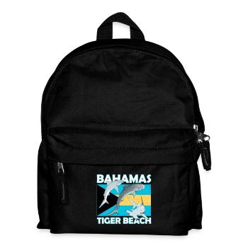 Tiger Beach Bahamas - Kinder Rucksack - Schwarz - Vorne