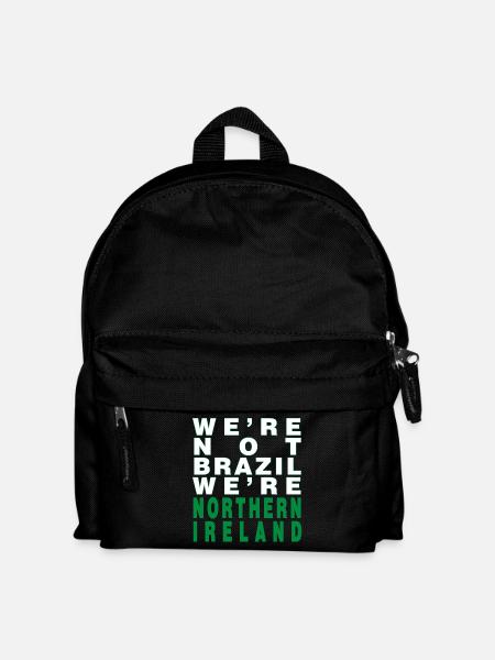 We're Not Brazil We're Northern Ireland - Kids' Backpack - black