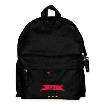 Großartige Muttis - Kinder Rucksack - Schwarz - Vorne