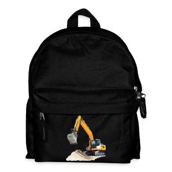 excavateur - Sac à dos Enfant - noir - Devant