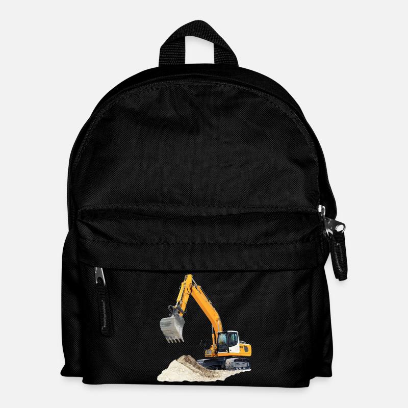 Bagger - Kinder Rucksack - Schwarz