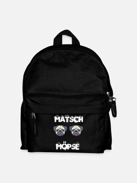 Matsch Möpse - Kinder Rucksack - Schwarz