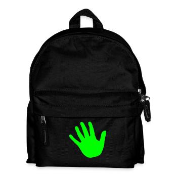 vert main - Sac à dos Enfant - noir - Devant