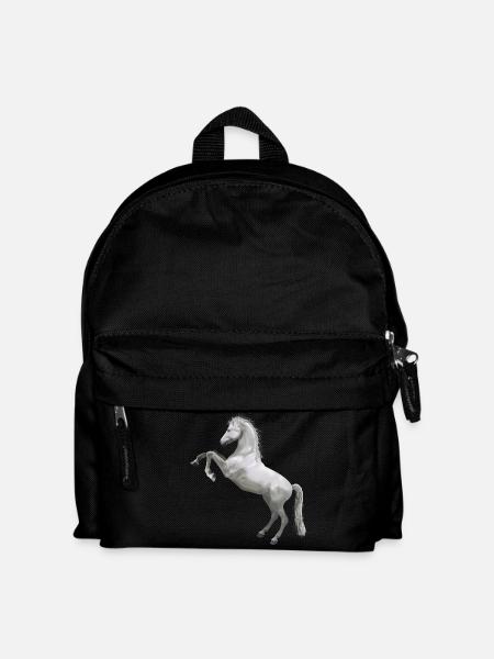 horse - Kids' Backpack - black