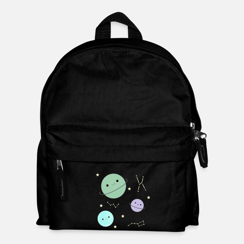 planète kawaii - Sac à dos Enfant - noir