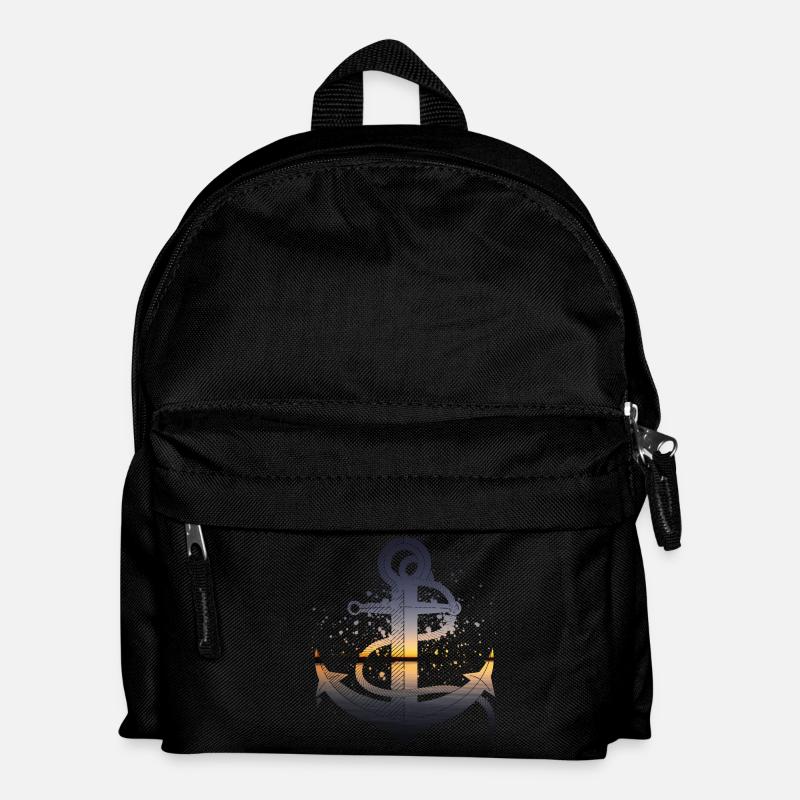 Anker - Kinder Rucksack - Schwarz