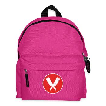 Geschenk metzger fleischer - Kinder Rucksack - Fuchsia - Vorne
