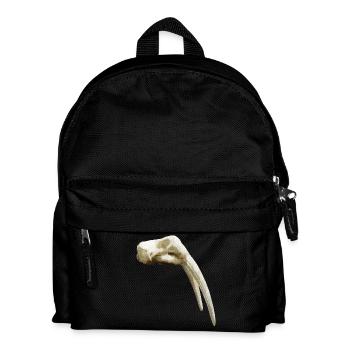 Skull of a walrus - Kids' Backpack - black - Front