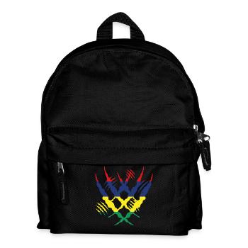 Claw claw worn cracks tore x home proud Mauritiu - Kids' Backpack - black - Front