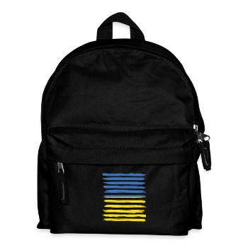 Geschenk Heimat Wurzeln Stolz Ukraine - Kinder Rucksack - Schwarz - Vorne