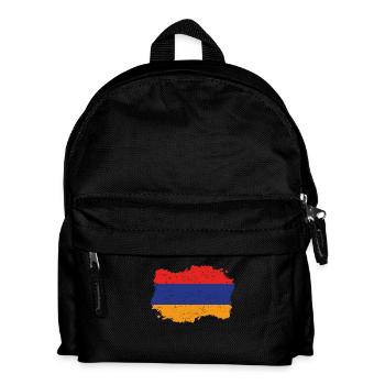 Roots patrie de drapeau Arménie Png - Sac à dos Enfant - noir - Devant