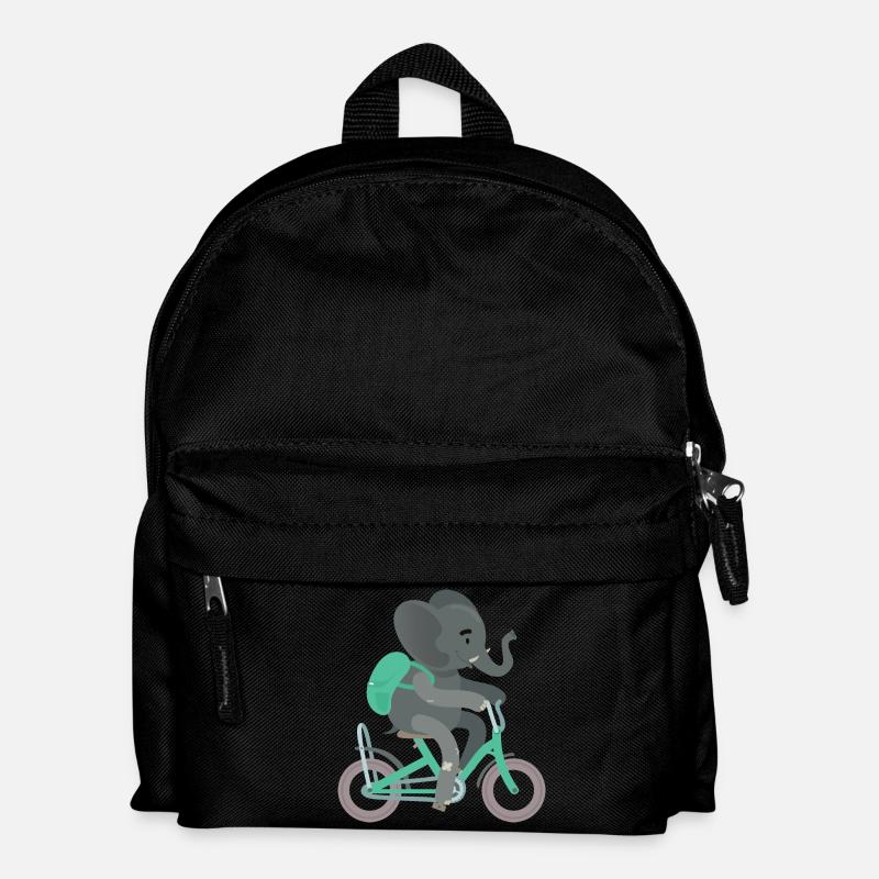 Backpack elephant bike training kita - Kids' Backpack - black