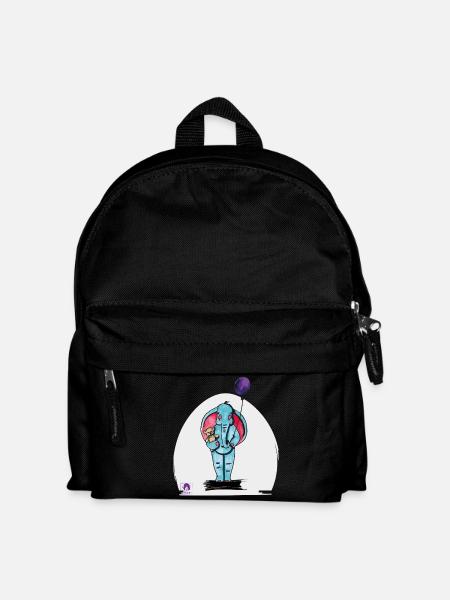 Elijah the elephant - Kids' Backpack - black