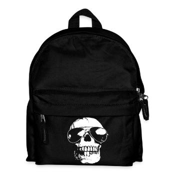Totenkopf - Kinder Rucksack - Schwarz - Vorne