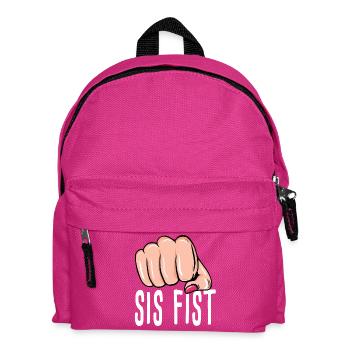 Faust - Schwester Faust - Box - Boxen - Kinder Rucksack - Fuchsia - Vorne