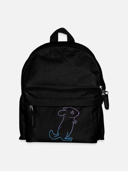 Animal chinchilla - Sac à dos Enfant - noir